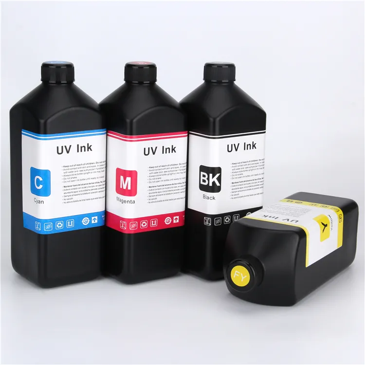 Tinta fluorescente led magenta para impresora epson dx5 dx7, 500ml, color amarillo, flexible, rígida, cerámica, aplicación disponible