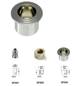 <strong>High</strong> <strong>Quality</strong> Guitar <strong>String</strong> Through Body Mounted Bushing Set <strong>String</strong> Ferrules for Guitar Spare Parts - Product Image 1