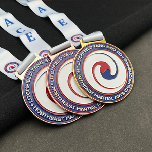 Bán Buôn Tùy Chỉnh Huy Chương Giá Rẻ Trống Kẽm Hợp Kim 3D Marathon Chạy Huy Chương Thể Thao Kim Loại Bóng Rổ Bóng Đá Bóng Đá Huy Chương Với Ribbon - Product Image 1