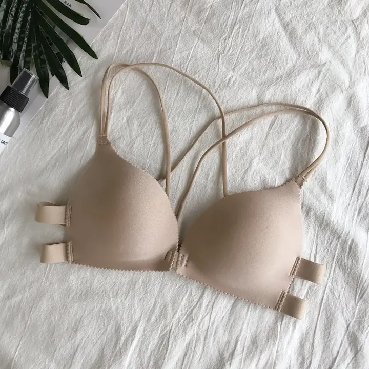 Sutiã sexy para mulheres, boa qualidade, menina, pushup, sem costura, bralette, feminino, sem fio, de nylon, spandex