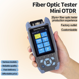 FONGKO 9 <strong>Functions</strong> VFL OLS OPM Event Map 1310/1550nm 22/24dB Fibre Tester Optical otdr Mini Fiber Optic OTDR - Product Image 1
