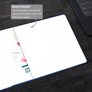 Customization Dark Blue Official Public Record Book <strong>Log</strong> Book Notary Journal <strong>Notebook</strong> for Notarial Acts &amp; Records - Product Image 5