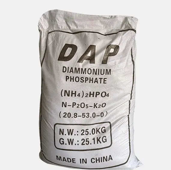 Agriculture Engrais DAP 18-46-0 phosphate diammonique 64% couleur jaune granulaire