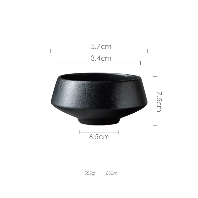 Bol de 5,25 pouces (noir)