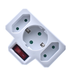 Convertidor de enchufe un turno múltiples dos o tres agujero adaptador expansión Multi-función de conversión de energía macho - Product Image 3