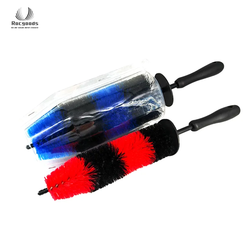 new style soft dust detailing rim wheel hand cleaning tire roller car wash brushes long handle cover set