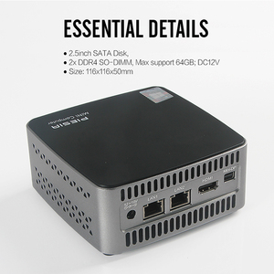 Vtex Mini computadora de escritorio Intel Core 8th Generation Whisky Lake-U Función completa Usb-C Morefine Modern 2 Ddr4 Sodimms Mini Pc - Product Image 3