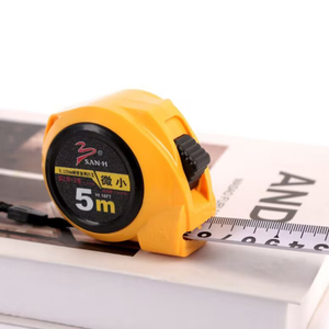 Doğrudan fabrika satış plastik kasa çelik mezura 3m/5M/7.5M paslanmaz bıçak cetvel metrik ve metre sistemi ile paslanmaz çelik - Product Image 3