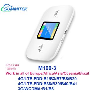 TIANJIE เราเตอร์4G 3G,ซิมการ์ด Mifi LTE 150Mbps โมเด็มไร้สาย Fdd/tdd ปลดล็อคการเข้าถึงเครือข่ายฮอตสปอตมือถือแบบพกพา