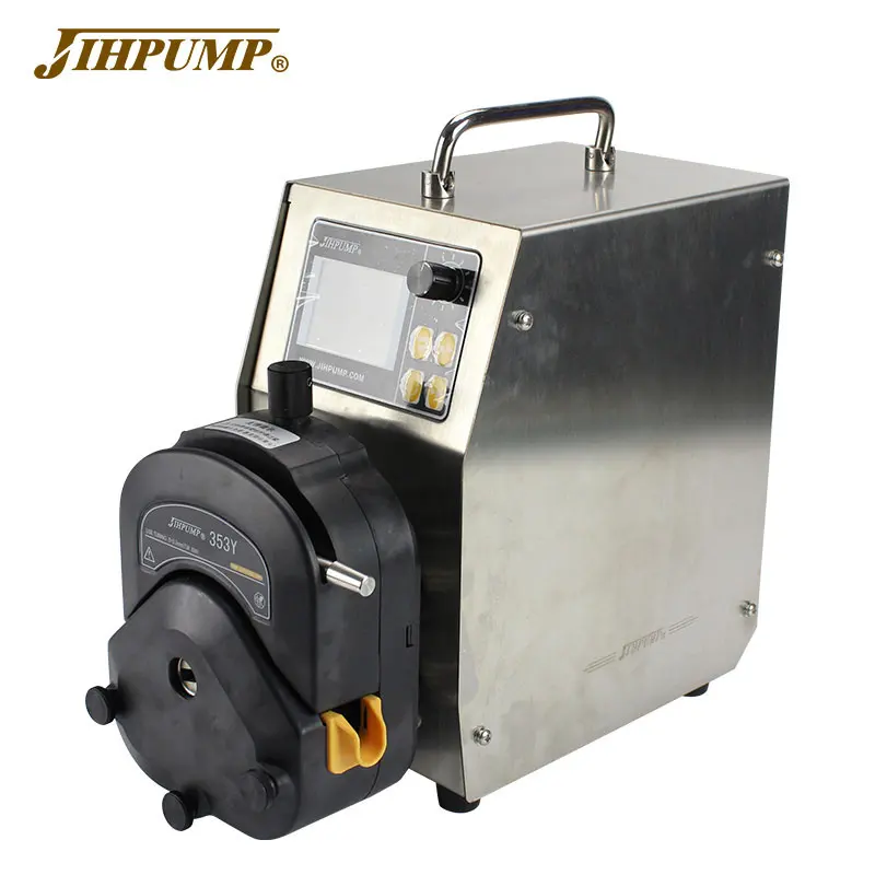 JIHPUMP 100V-240V, haute et grande capacité, liquide visqueux industriel, 13,2 l/min, machine de remplissage, pompe péristaltique numérique