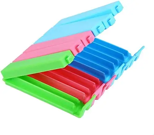 Clips de fermeture en plastique de cuisine de 115cm, grands Clips de fermeture de stockage de sac de collation de nourriture