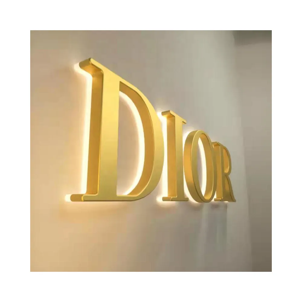 Hot-selling 3D letter shop signs luminous building customized business signs backlit logo outdoor storefront LED letters