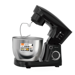 10 hız ayarı ve sıçrama koruması ile yeşil salata ve kek karıştırmak için dikey mikser 3'ü 1 arada - Product Image 5