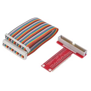 EGBO T Type GPIO Breakout scheda di espansione adattatore con 20cm FC40 40 cavo a nastro piatto per Raspberry Pi 3 2 modello B & B + - Product Image 3
