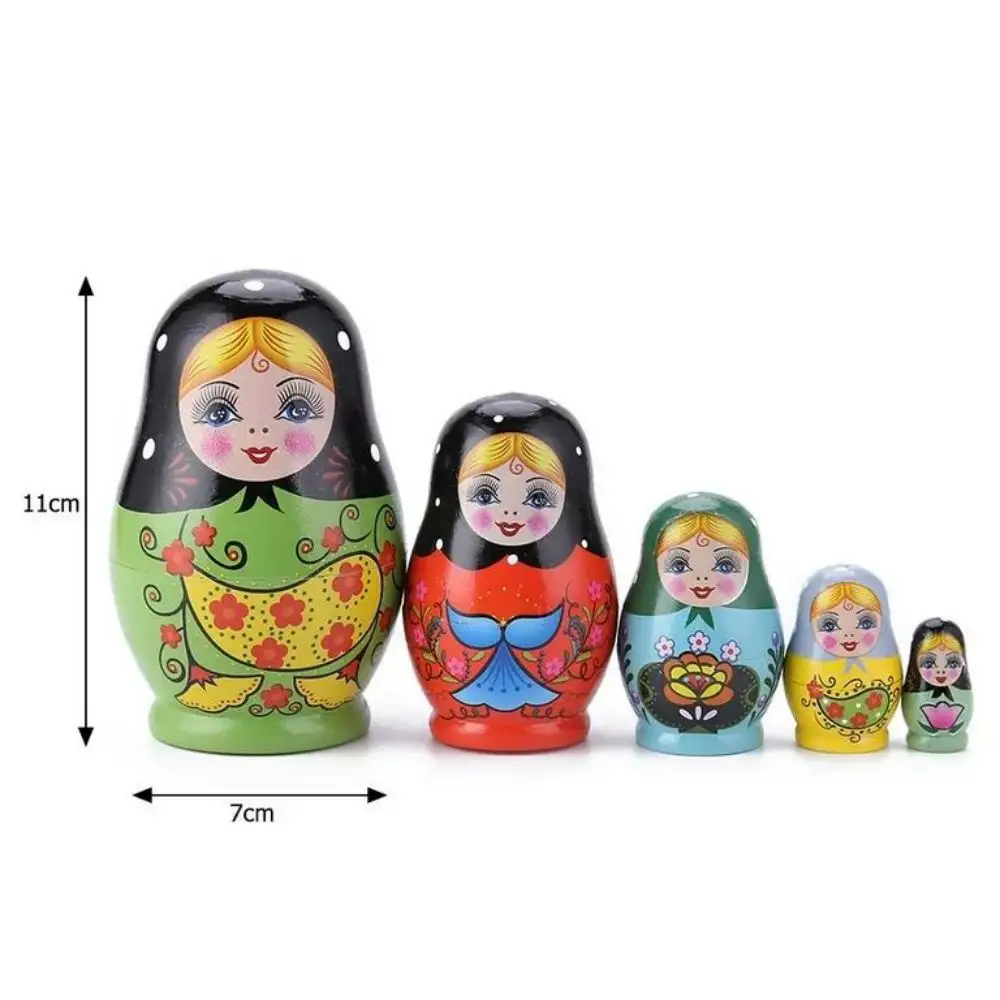 Matryoshka Party Favor Cajas Apilamiento Dulces Caja de embalaje de regalo Muñecas anidadas rusas