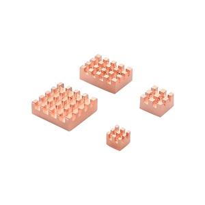Disipador térmico Raspberry Pi 4 Modelo B, disipador térmico de cobre y Metal, almohadilla de refrigeración pasiva, radiador de disipación de calor para Raspberry Pi 4