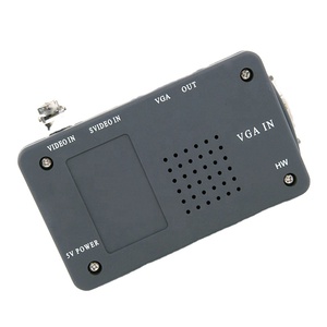 Convertidor de video BNC a VGA de fábrica Entrada BNC a salida VGA Entrada de s-video compuesta a PC Adaptador de salida VGA Caja de interruptor digital
