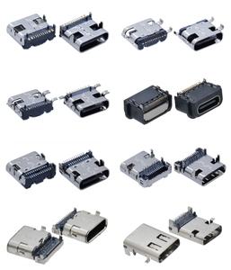 微型USB 2.0 b型母插座5针直卷曲边缘SMT SMD 90度迷你USB连接器直角微型插座 - Product Image 6