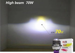 Kus โปรเจคเตอร์ LED 3.0นิ้วไฟหน้าเลเซอร์ LED 75W อัพเกรดและดัดแปลง8000LM สำหรับรถจี๊ป Acura Audi BMW - Product Image 4
