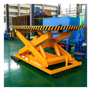 Suministro de fábrica, 1 tonelada, 2 toneladas, 3 toneladas, 6 toneladas, construcción de elevación de gran capacidad, plataforma de descarga de carga de elevación de tijera fija - Product Image 5