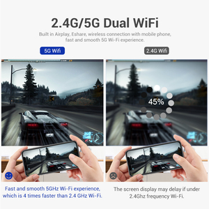 Mini Cube-proyector de vídeo portátil para teléfono móvil, dispositivo de proyección con pantalla táctil LED, Android, Dlp, 4k - Product Image 3