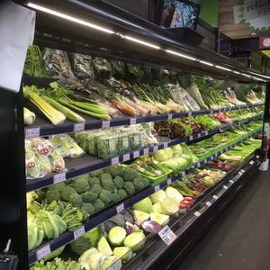 Thương mại multideck mở máy làm lạnh siêu thị hiển thị tủ lạnh cho Trái Cây Rau hiển thị tủ lạnh - Product Image 4