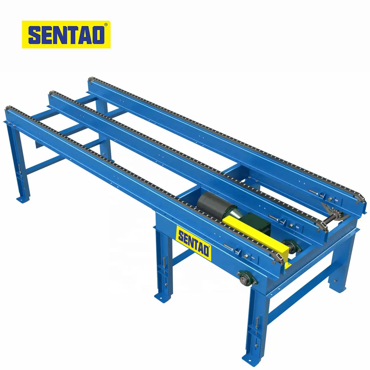 Transportador de cadena de aluminio de accionamiento pesado para la industria alimentaria líneas de montaje personalizadas de fábrica SENTAO
