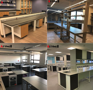 Installation College <strong>Lab</strong> Work <strong>Table</strong> Laboratory Furniture Equipment with Phenolic Resin Counter Top - Product Image 5
