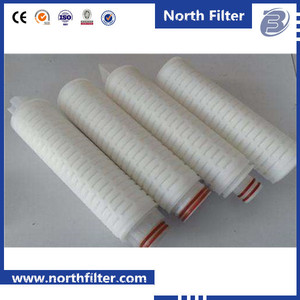 Ultra saf su Filtration syonu 0.45 mikron PTFE kartuş filtre 20 inç polipropilen kıvrımlı filtre kartuşu - Product Image 4