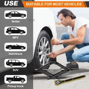 Araba kriko için 4-1/4 \ "geri çekilmiş makas Jack kiti 5t Max yükleme 2 Ton kapasiteli Premium araba krikolar - Product Image 6