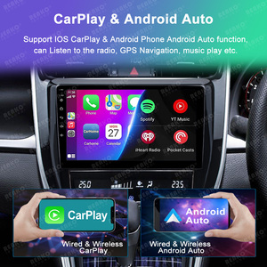 Jogador de rádio do carro para TOYOTA HARRIER 2013-2020 Android 10 polegadas 2 Din 8 Núcleo RDS FM Estéreo Carplay <span class=keywords><strong>Mirror</strong></span> Link com Câmera AHD