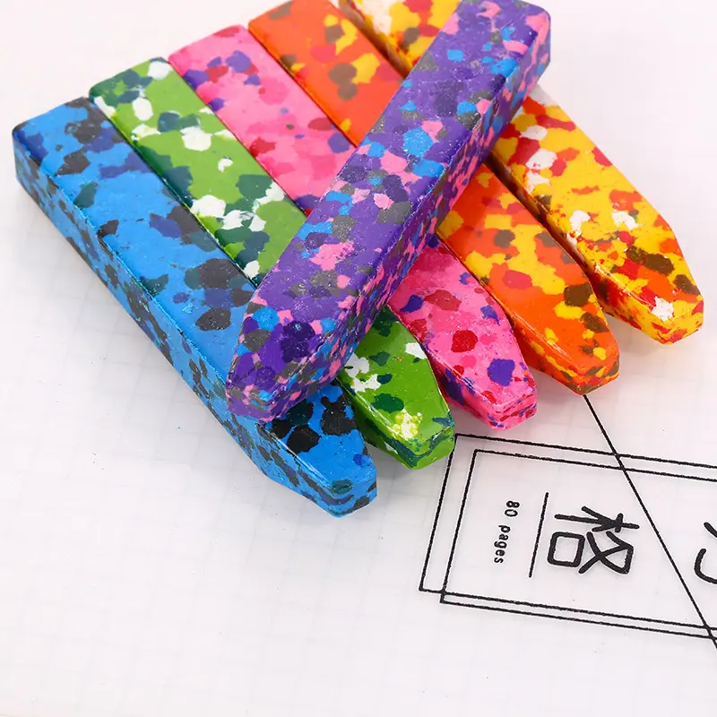 Yeni şerit kamuflaj karışık renkli boya kalemi 6 renk kutusu çocuk grafiti boyama boya kalemi