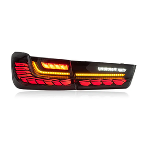 2014-2017年3シリーズG20 G28 2018 + LEDテールライトスモーキーレッドバックライトクリアレンズ新状態 - Product Image 6