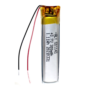 061145 LiPo แบตเตอรี่601145 300mAh 3.7V 1.11wh แบตเตอรี่ลิเธียมโพลิเมอร์ - Product Image 3