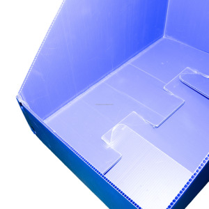 Tùy chỉnh tái sử dụng poly coroplast sheets có thể gập lại nhựa kho quần áo chọn thùng sóng pp hộp lưu trữ - Product Image 6