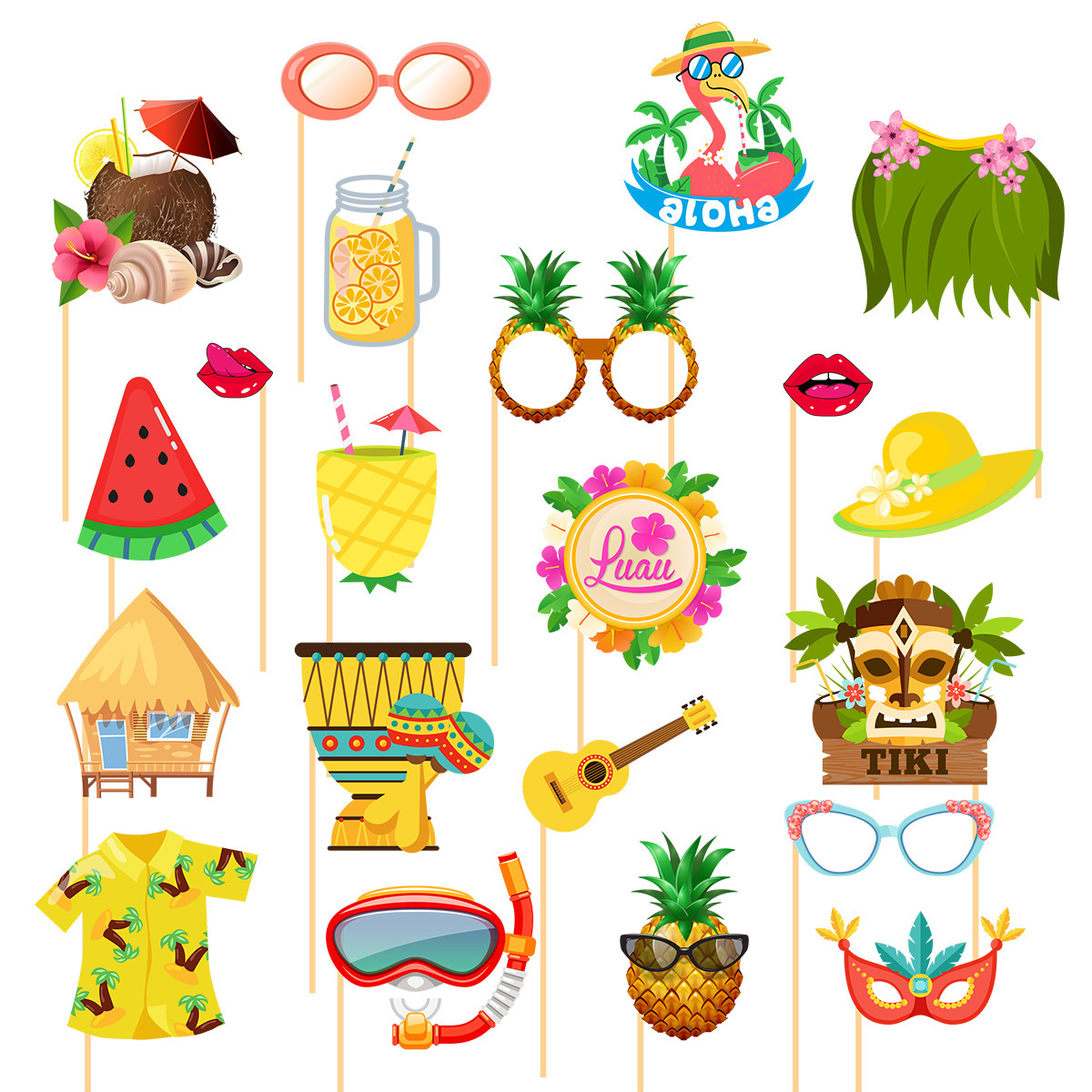 Photo Booth Props (Style A)