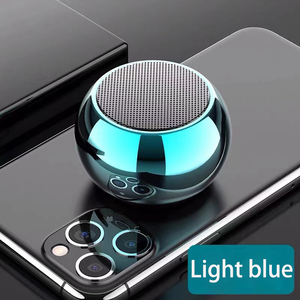 Radio colorata M3 supporto U Disk Subwoofer 3D Mini galvanotecnica Round Steel Cannon BT Speaker Subwoofer altoparlante Wireless - Product Image 5