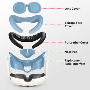 Leather Head Strap Stand for <strong>Quest</strong> 3 Face Pad Face Mask Silicone Cover Protective Bracket VR Accessories for Meta <strong>Quest</strong> 3 - Product Image 2