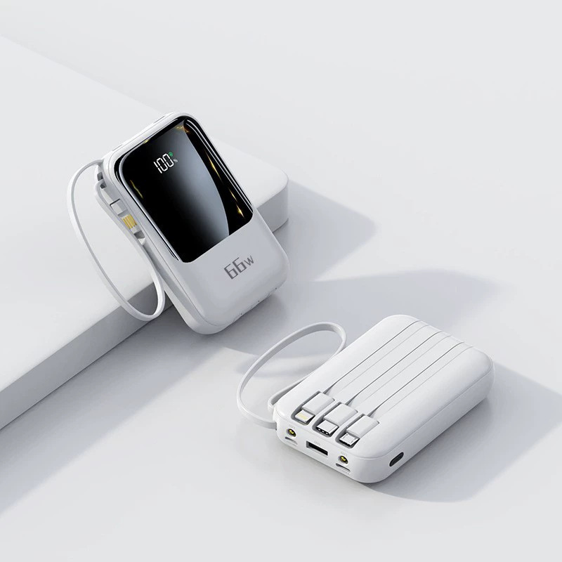 White 66W Super Fast Charger