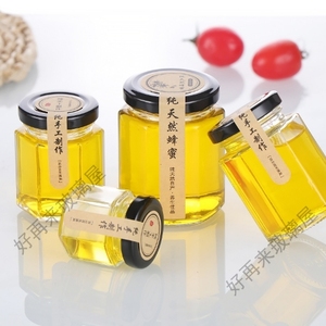 โถแก้วดองน้ำผึ้งทรงหกเหลี่ยม730มล. 180มล. 280มล. 45มล. 380มล. 500มล. มล. - Product Image 1