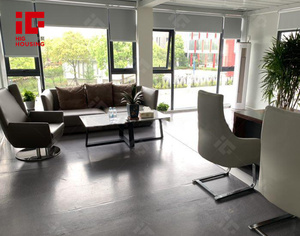 Contenedor de acero modular prefabricado, edificio portátil modular para exteriores, vivienda social