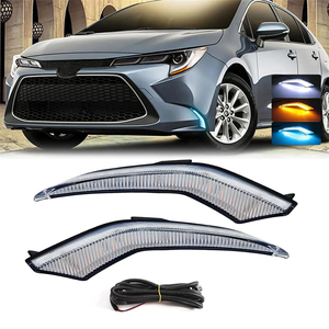 ไฟตัดหมอกกลางวัน LED เต็มรูปแบบสำหรับ Toyota Corolla L LE XLE ไฮบริด2020 2021 2022 2023สัญญาณไฟเลี้ยวแบบไดนามิกกันชน - Product Image 3