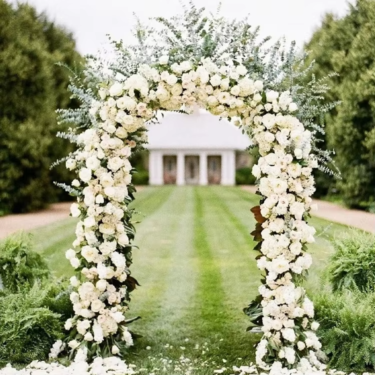 Arco blanco y verde