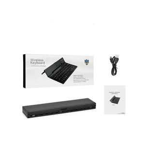 Cheap Wholesale Foldable <strong>Keyboard</strong> Mini BT Pc <strong>Keyboard</strong> Portable <strong>Notebook</strong> Three Fold <strong>Keyboard</strong> <strong>for</strong> Business Laptop Pad <strong>Computer</strong> - Product Image 2