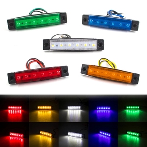 3.8Inch <strong>6</strong> SMD <strong>LED</strong> 0.5W 24V Side Marker Indicator Lights <strong>Kits</strong> Bus Truck Trailer - Product Image 5
