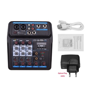 Mini USB Digital Audio Mixer Console <strong>Controller</strong> with Reverberation 4 Channel Home <strong>Computer</strong> Live Broadcast - Product Image 6