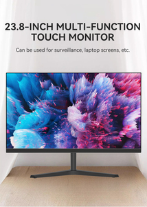 Monitor LED recto para juegos de ordenador de 23,8 pulgadas, Panel IPS, resolución HD de 1080P, entrada VGA, estilo delgado para oficina y negocios - Product Image 2