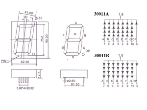 3 "7 segmento led modulo di visualizzazione digitale per la visualizzazione dei sistemi di accodamento - Product Image 2