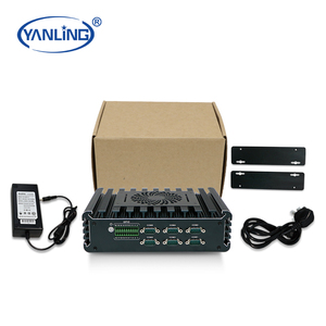 Fabbrica diretta COM1 & 2 può scegliere RS232/485 MINI computer 2pin Phoenix terminale barebone computer - Product Image 5
