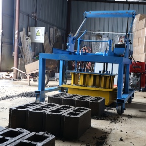 QT40-3D Multifunktions-Diesel Mobile Hohl beton Ziegel Zement Block Herstellung Maschine - Product Image 2